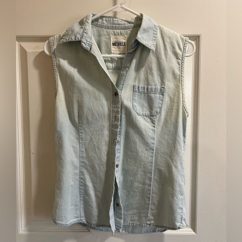 Brandy Melville 1/2 Sleeve Button Up